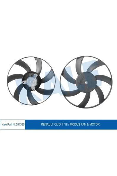 Fan Motoru Renault Clıo Iı Symbol 1.2/1.4/1.6 16v 1.5dcı 1.9d/td 98- 120w 12v 351335 Oem ürün görseli