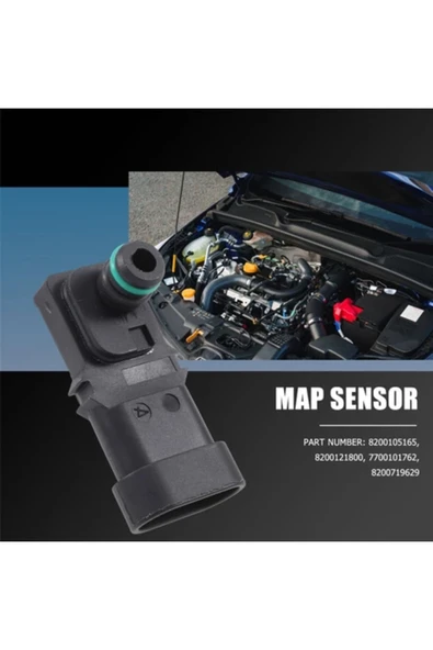 Praise6 8200121800 8200105165 7700101762 Map Sensörü Clio Espace Kangoo Megane Scenic Laguna Logan - Resim 5