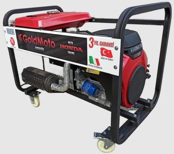 GoldMoto GM16TBJH Benzinli Jeneratör 14kVA Trifaze Marşlı - Resim 3