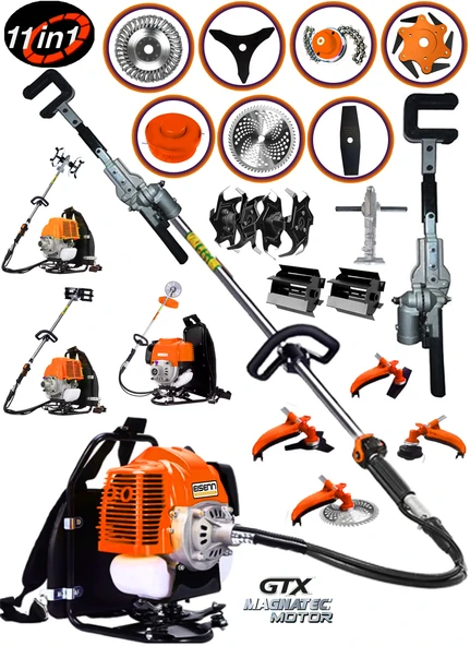 EISENN New Sitil Özel Set Sırt Tırpan + Çapalama Seti + Zeytin Toplama 12 Parça Full Set ürün görseli 1