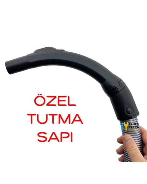 Fantom Uyumlu Universal WD 1700 Elektrikli Süpürge Katlanmaz Dayanıklı Güçlü Hortumu KİLİTSİZ Hediyeli - 4