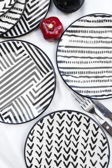 Ethnic 6 Lı Pasta Tabağı - 2