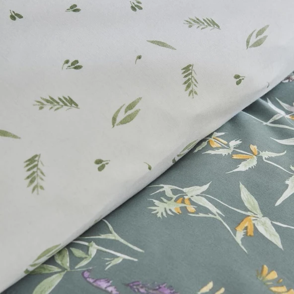 Karaca Home Evergreen Pamuk Çift Kişilik Nevresim Takımı - 3