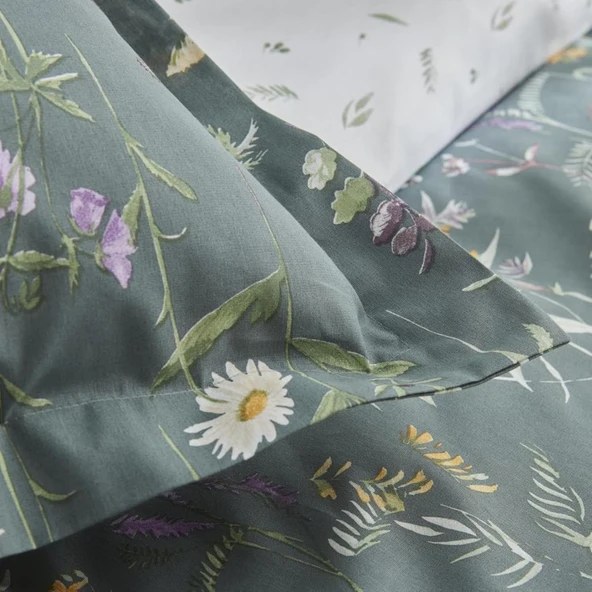 Karaca Home Evergreen Pamuk Çift Kişilik Nevresim Takımı - 8