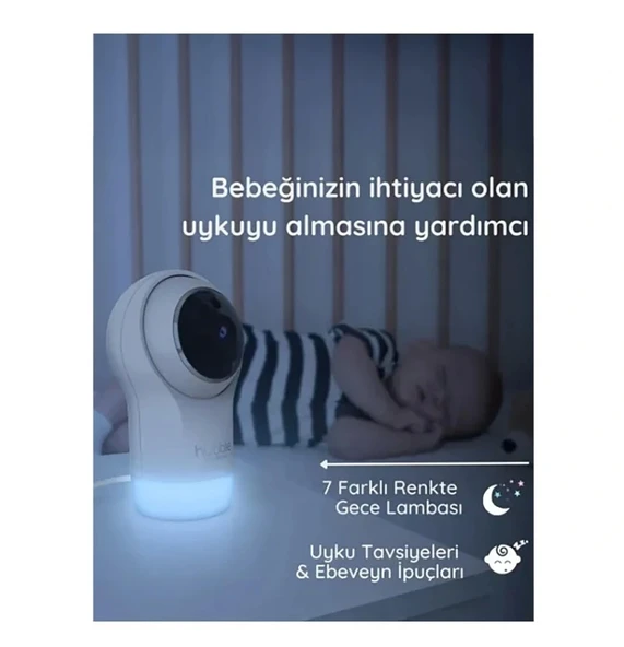Nessiworld Hubble HBL15 Glow Full HD Wifi Bebek Kamerası - Resim 3