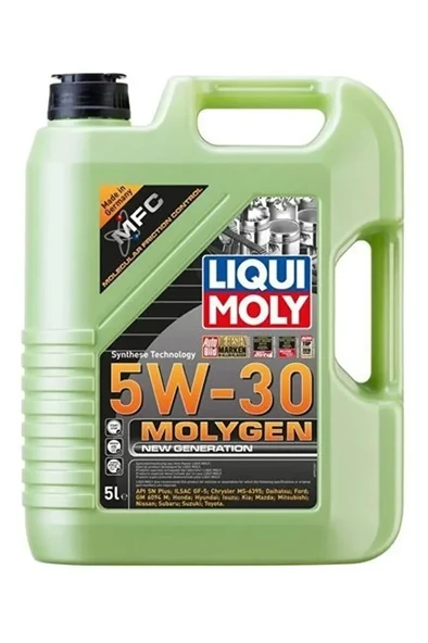 5w30 Motor Yağı Molygen New Generation 5 Litre (9952) 5w-30 Motor Yağı