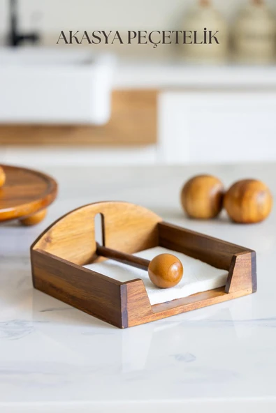 Akasya Ağacı Peçetelik - Şık ve Fonksiyonel ürün görseli 1