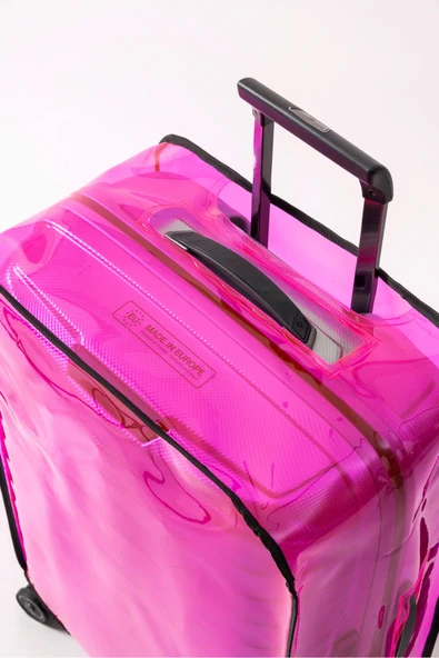 Şeffaf Valiz ve Bavul Kılıfı * Neon Renk Pvc * Kabin - 2