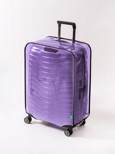 Şeffaf Valiz ve Bavul Kılıfı * Neon Renk Pvc * Kabin