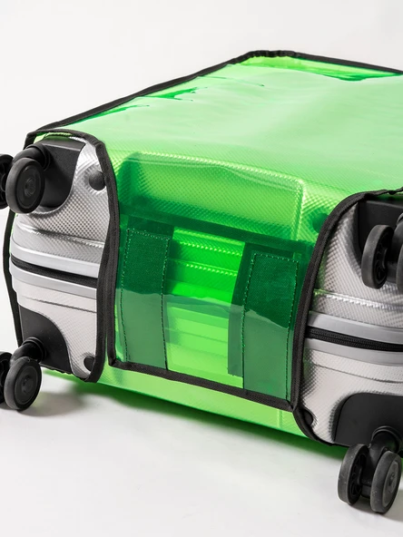 Şeffaf Valiz ve Bavul Kılıfı * Neon Renk Pvc * - 4