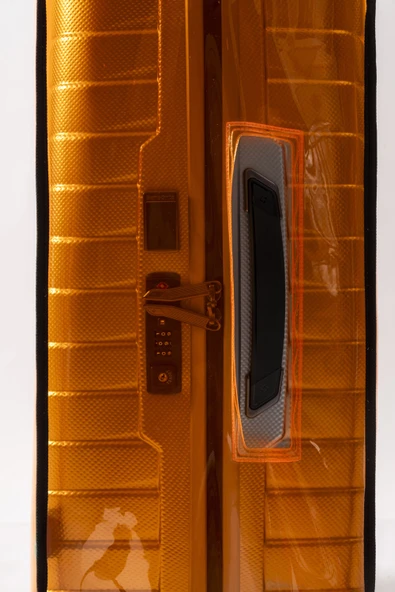 Şeffaf Valiz ve Bavul Kılıfı * Neon Renk Pvc * Kabin - 4