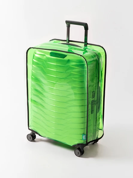 Şeffaf Valiz ve Bavul Kılıfı * Neon Renk Pvc *