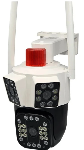 O-KAM Pro 3033 3MP+3MP+3MP 3 Lens Wi-Fi PTZ Kamera ürün görseli