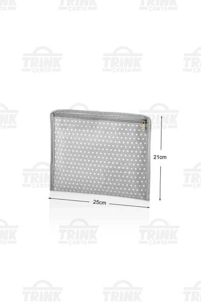 6'lı Valiz ve Bavul Düzenleyici Set * Fileli - Puantiyeli - 3