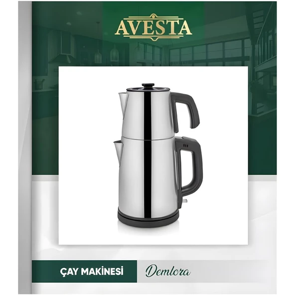 Avesta 2000 W Demlore Çelik Çay Makinesi - 2