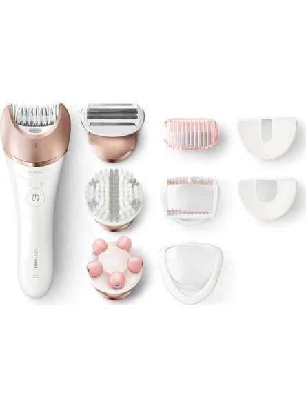 Philips Satinelle Advanced BRE650/00 Islak ve Kuru Epilatör (+8 aksesuar) - 1