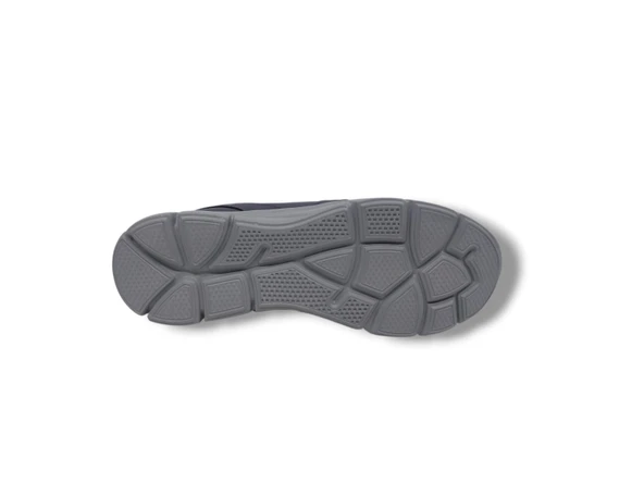 Lutton 3555 Unisex Füme Bağcıklı Yürüyüş Koşu Büyük Numara Spor Ayakkabı 45 46 47 48 - Resim 5