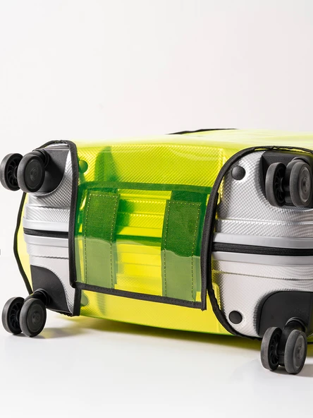 Şeffaf Valiz ve Bavul Kılıfı * Neon Renk Pvc * - 4