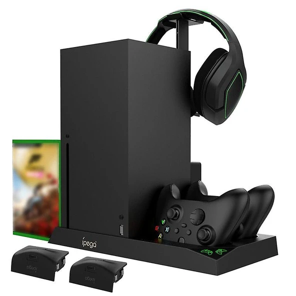 Konsol Plus Xbox Series X Uyumlu Soğutucu Dikey 5 in 1 Stand İPEGA PG-XBX013 - Resim 5