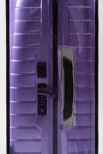 Şeffaf Valiz ve Bavul Kılıfı * Neon Renk Pvc * Kabin - 3