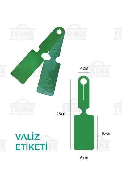 Valiz Etiketi Ve Bavul Etiketi 1 Adet Tek Ebat - 2