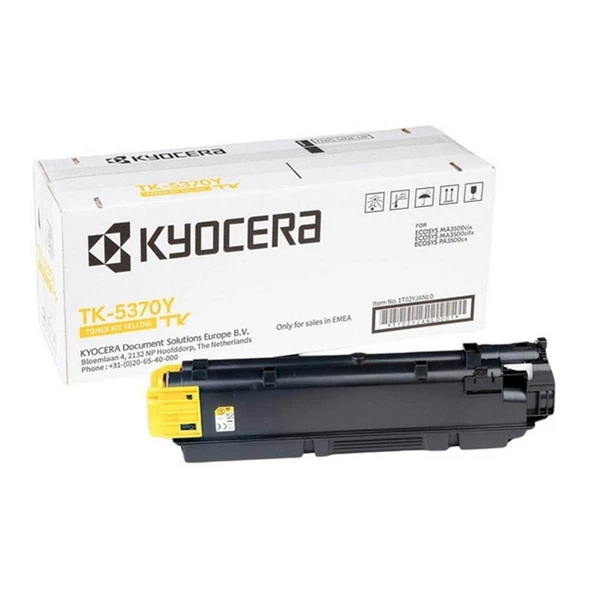 Kyocera TK-5370Y Yellow Sarı Orjinal Fotokopi Toneri Ecosys MA3500cix - MA3500cifx 5.000 Sayfa ürün görseli