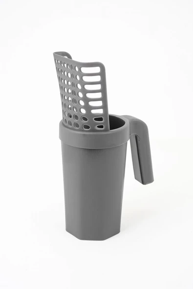 Yeni Nesil Kedi Kumu Küreği Gri