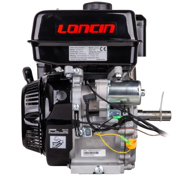 Loncin G270FD-O EUR5 Benzinli Motor 9HP Marşlı - Resim 3