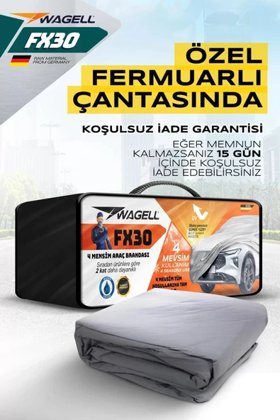 Budge Citroen C5 2004-2008 FX30 4 MEVSİM KORUMALI Araba Brandası - Oto Çadır Örtü - 7