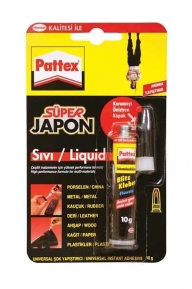 PATTEX SÜPER JAPON YAPIŞTIRICI ORJİNAL LİKİT 10 GR