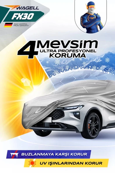 Budge Citroen C5 2004-2008 FX30 4 MEVSİM KORUMALI Araba Brandası - Oto Çadır Örtü - 2