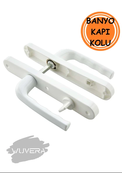 Wuvera PVC Pimapen Banyo/WC Kapı Kolu – Hafif ve Pratik Kapı Çözümü - Resim 2
