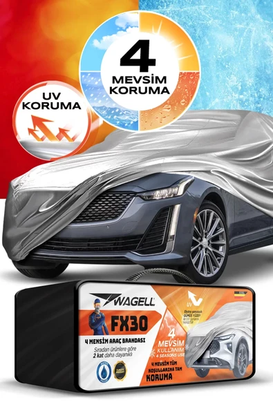 Budge Citroen Berlingo FX30 4 MEVSİM KORUMALI Araba Brandası - Oto Çadır Örtü