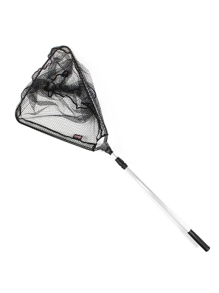 Captain 6795 Teleskopik Kepçe 200cm Alüminyum Saplı 50x48cm İp File Tor - Resim 2