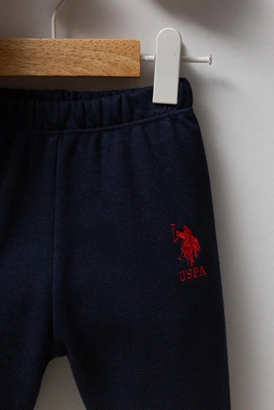 U.S. Polo Assn. Erkek Bebek 2'li Takım Beyaz-Kırmızı - Resim 4