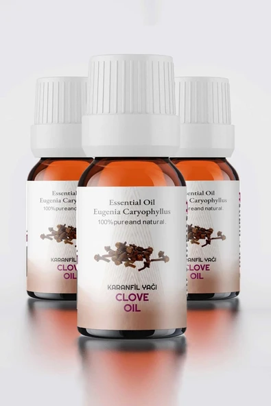 PROCLİS Karanfil Yağı, Doğal Uçucu Yağ, Clove Oil, 3'lü Set 3x10 ml