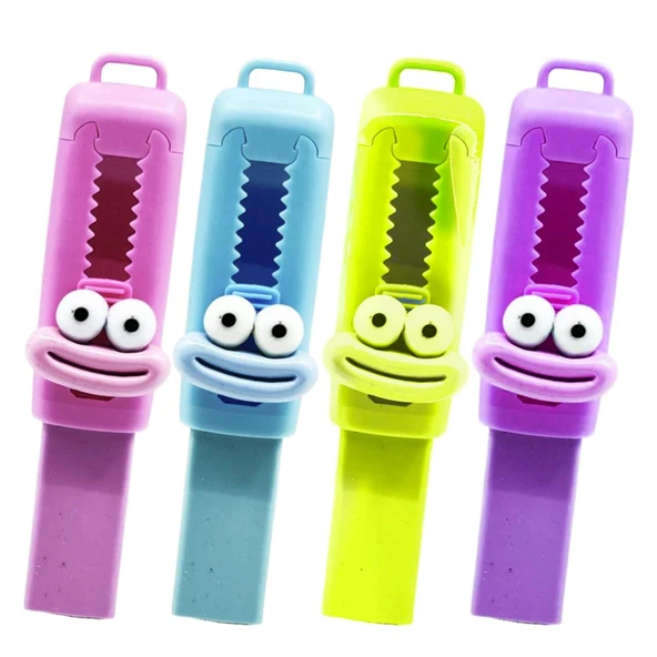 Mikro Smile Face Max Sürgülü Silgi (ER-4546) 4 Adet ürün görseli