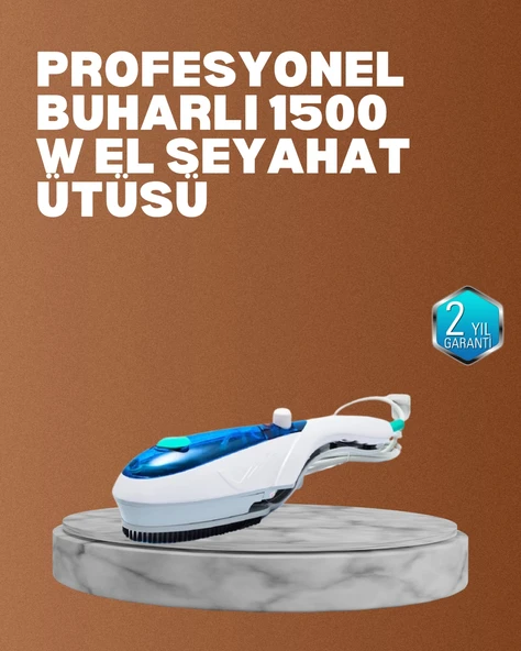 Seyahat Tipi Buharlı Ütü Portatif Kırışıklık Açıcı ürün görseli 1