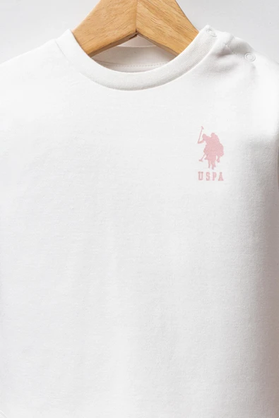 U.S. Polo Assn. Kız Bebek 3'li Takım Açık Pembe - 5