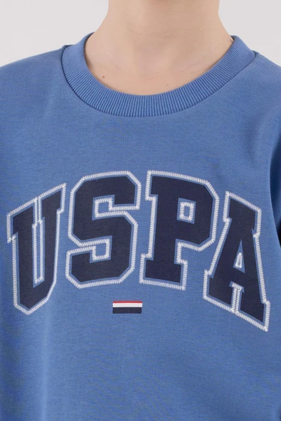 U.S. Polo Assn. Erkek Çocuk Eşofman Takımı Mavi - Resim 5