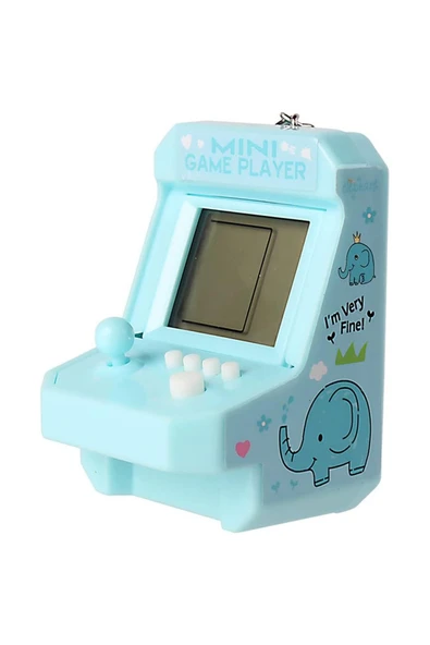 Mini Oyun Konsolu 23 Oyun Modlu Anahtarlık Tetris – Retro Eğlence - 4