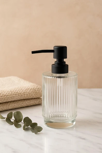 Cam Pinterest Sıvı Sabunluk 200 Ml Şeffaf - Resim 2