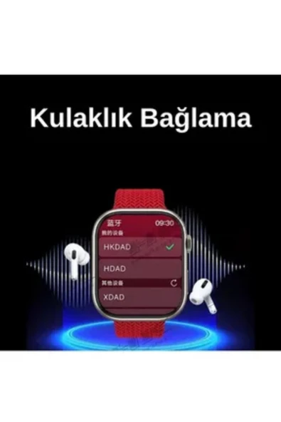 HK9 ULTRA 2 MAX YENİ NESİL AKILLI SAAT 49 MM YENİ VERSİYON AKILLI SAAT AMOLED NFC SİRİ - Resim 3