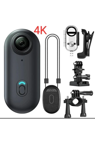 Mini 4k Wıfı Aksiyon Kamerası Vücut Kamerası Giyilebilir Video Kaydedici Hafıza Kartı Dahil ürün görseli