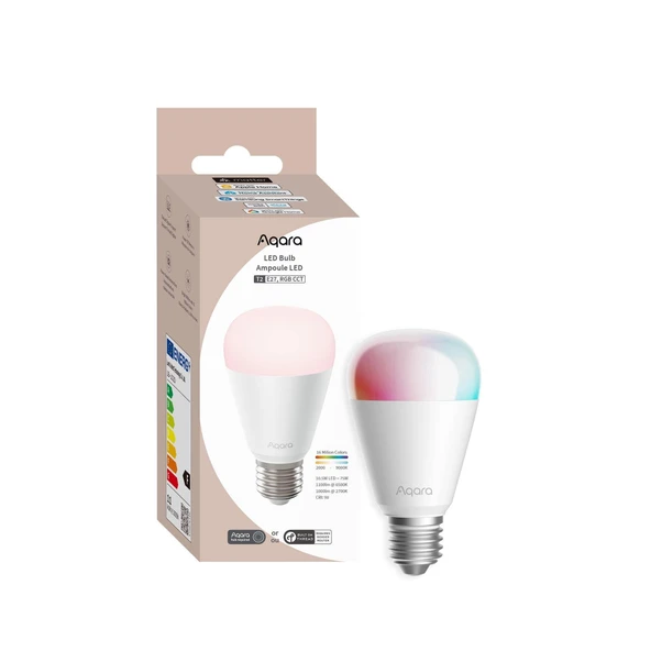 Aqara Akıllı Led Ampül (Rgb Cct, E27, 75W, 1100lm) T2 LB-L02D (Apple Home Destekli) ürün görseli
