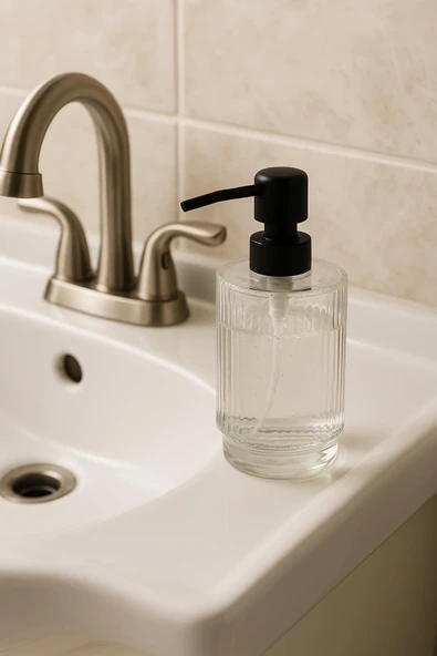 Cam Pinterest Sıvı Sabunluk 200 Ml Şeffaf - Resim 4