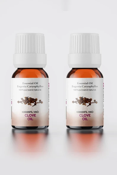 Karanfil Uçucu Yağı % 100 Saf 2li Set ( Clove Bud Oil ) 2x10 ml