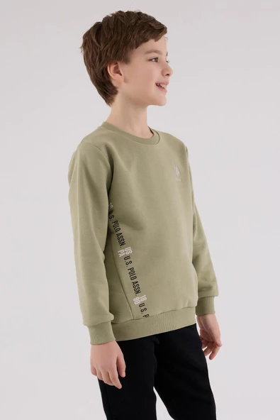 U.S. Polo Assn. Erkek Çocuk Eşofman Takımı Çay Yeşili - 5