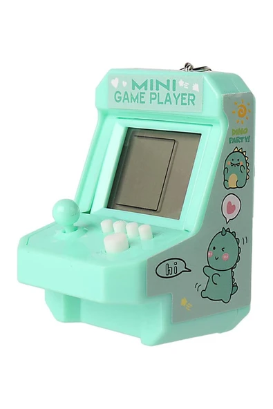 Mini Oyun Konsolu 23 Oyun Modlu Anahtarlık Tetris – Retro Eğlence - 5