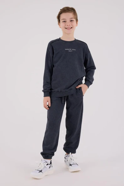 RolyPoly Erkek Çocuk Eşofman Takımı Antrasit - Resim 2